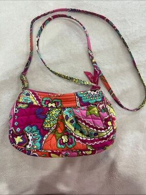 Vera Bradley Multicolor Floral Paisley Quilted Crossbody